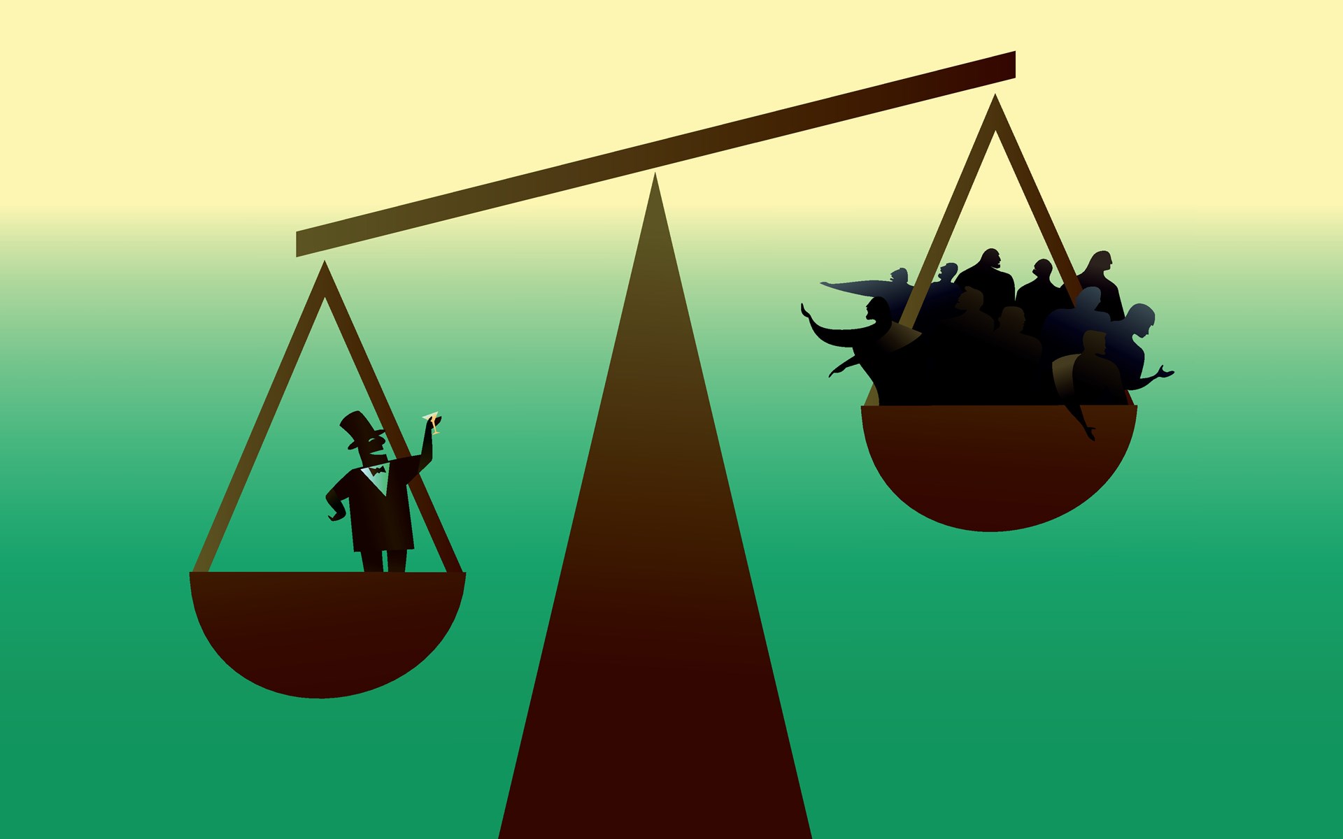 The rich get richer, the poor get poorer