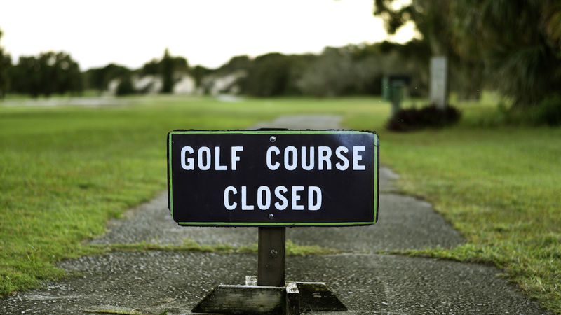 Open up the golf courses!