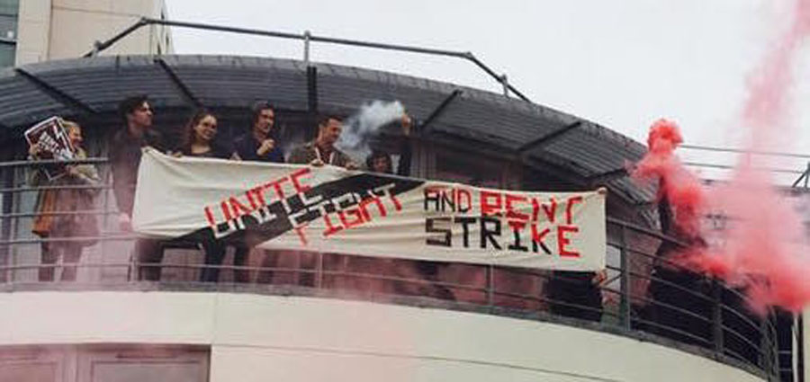 Interview with Goldsmiths rent striker