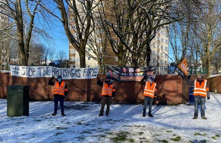 British Gas Workers Strike for 8th time and plan to do so again
