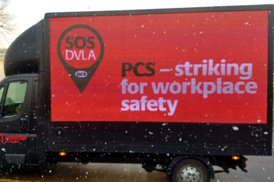DVLA Workers strike over COVID fears