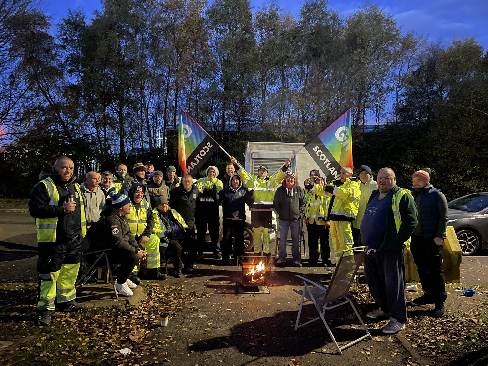 SNP COUNCIL IN STRIKEBREAKING THREATS