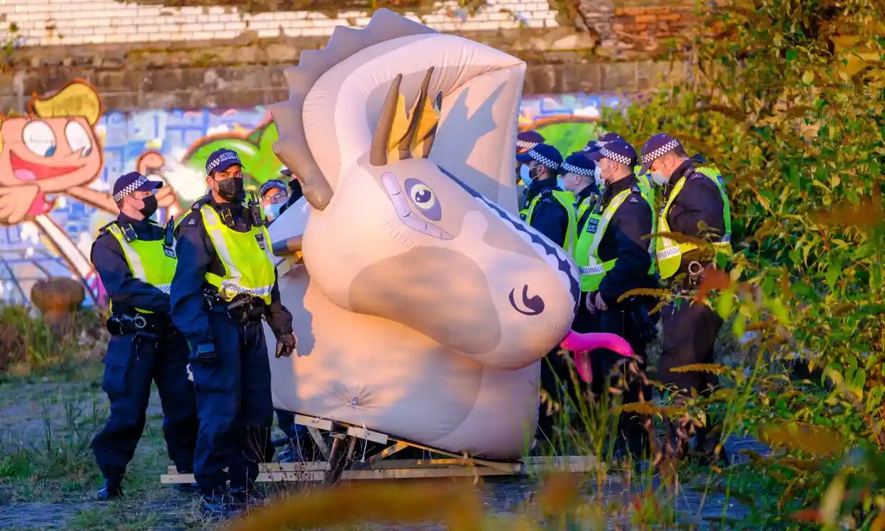 Nessie arrested: Policing Farce at COP26