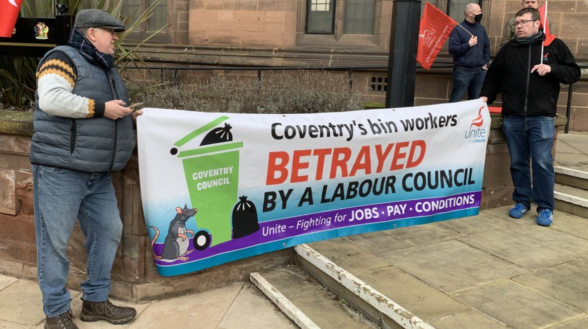Labour council in Coventry and bin workers