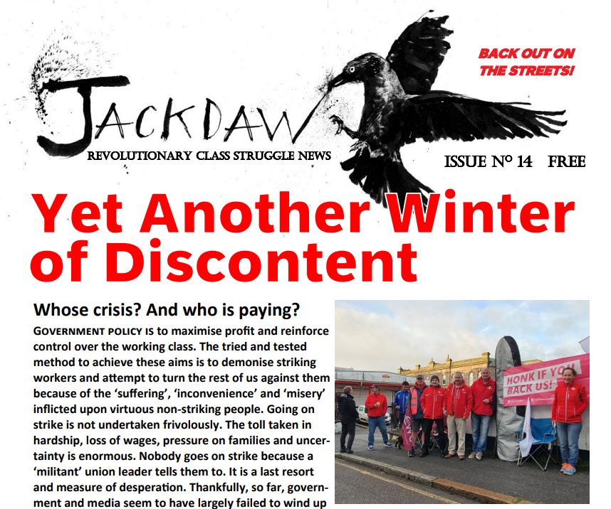 New Jackdaw Out! Another winter of discontent