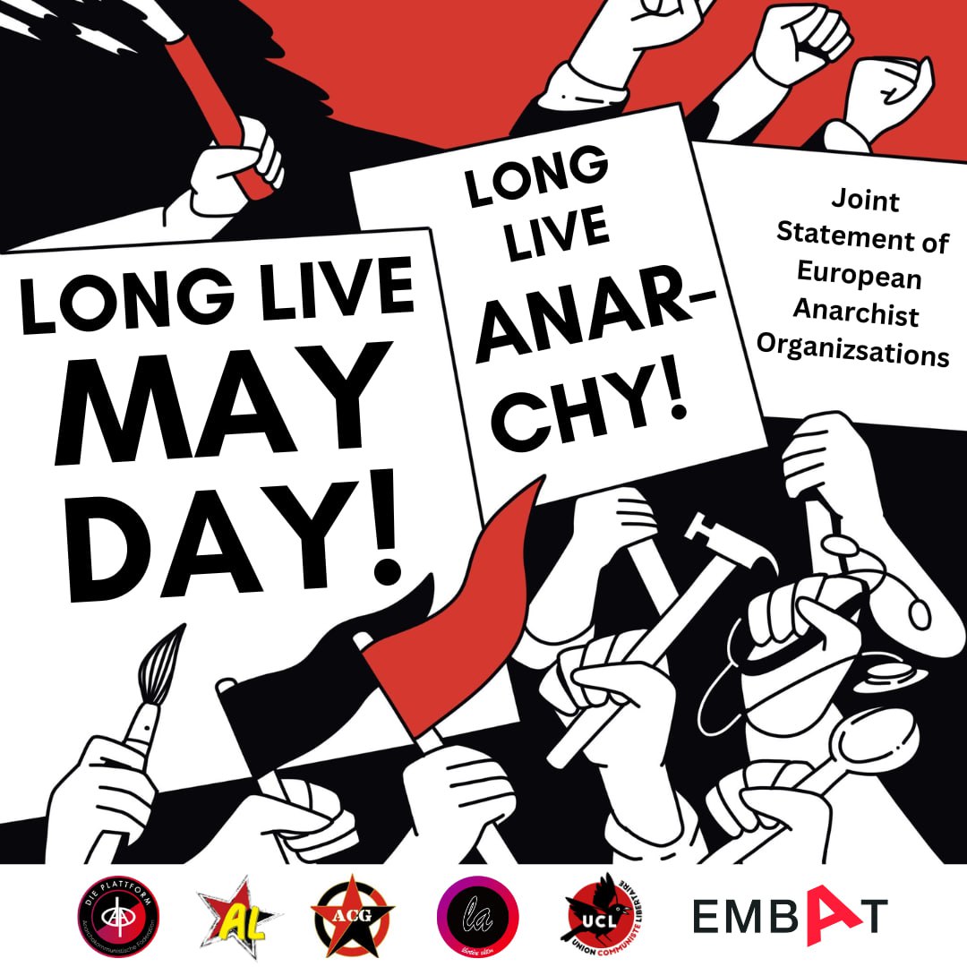 Communique of European organisations of the Anarkismo network for May Day 2023