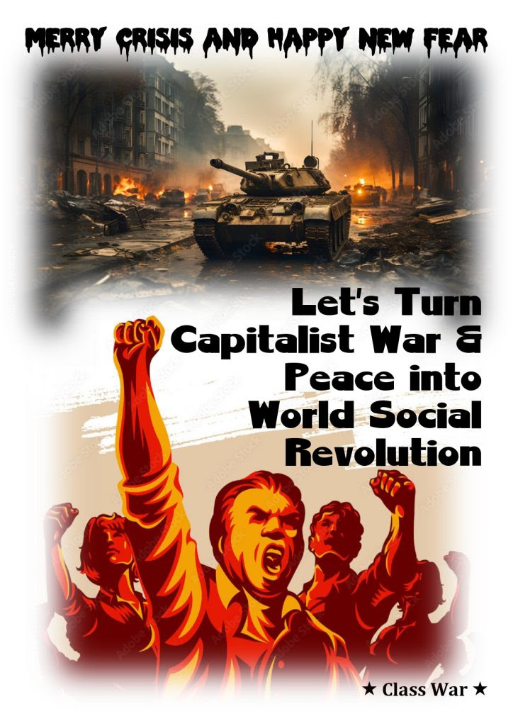 Merry Crisis and a Happy New Fear: New Poster from the Tridni Valka (Class War) Group