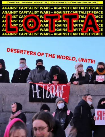 Anti-militarist, anarchist communist bulletin Lotta