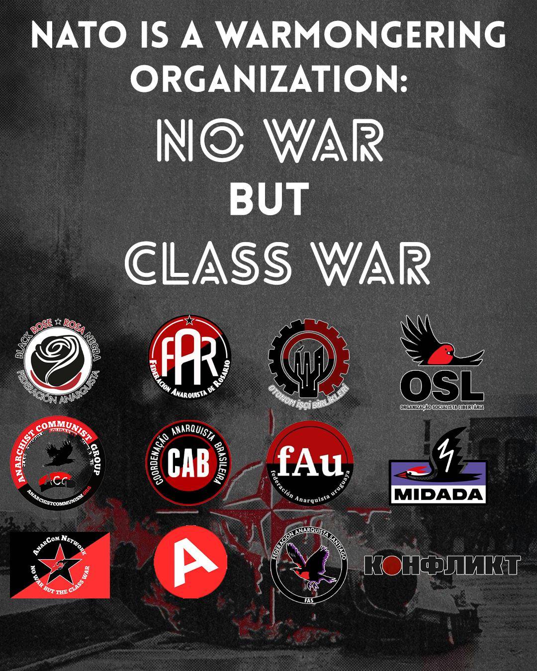 NATO Is a Warmongering Organisation: No War But Class War